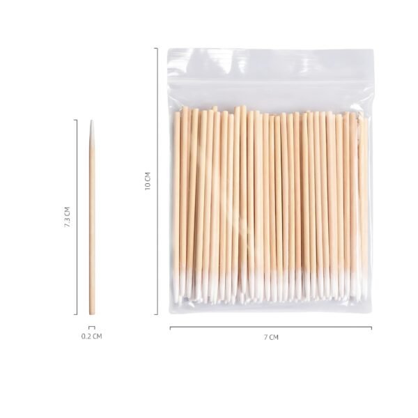 Hisopos de Algodón - Pack 100 unidades de Bastones de Bambú - Imagen 4